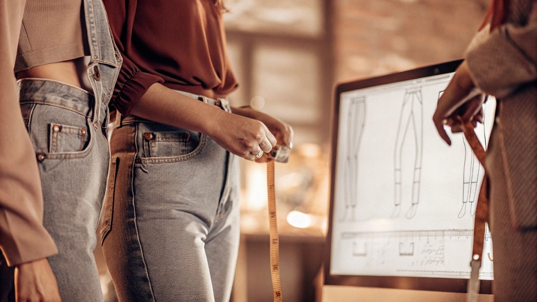 We begin with your tech pack as the blueprint. During the live fitting