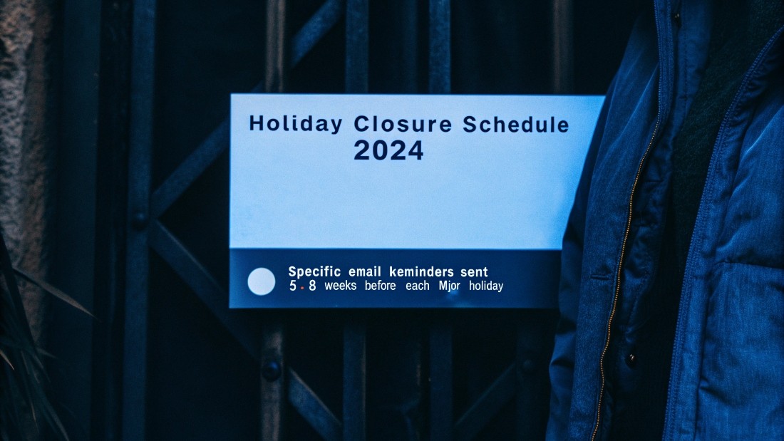 We provide a full calendar of all planned production closures at the beginning of each year