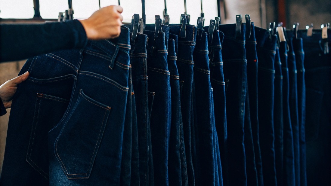 Jeans are blue because they are traditionally dyed with indigo, a natural dye that bonds to the outer fibers of cotton without fully penetrating them. 