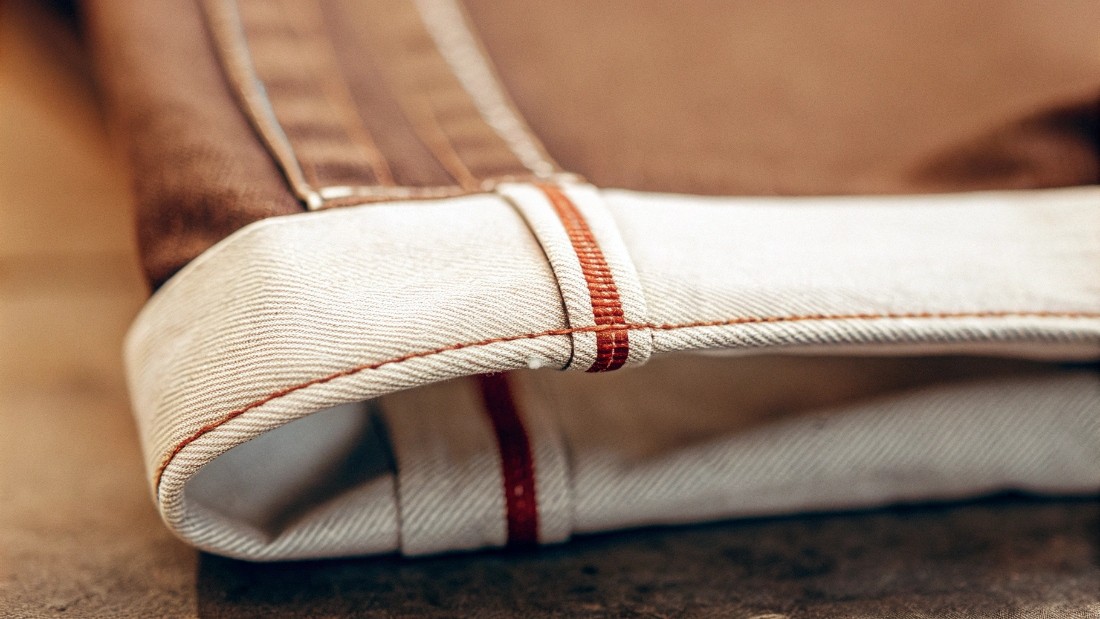 The Iconic Red-Line Selvedge ID on a Jean's Outseam