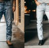 How does raw denim differ from regular jeans?