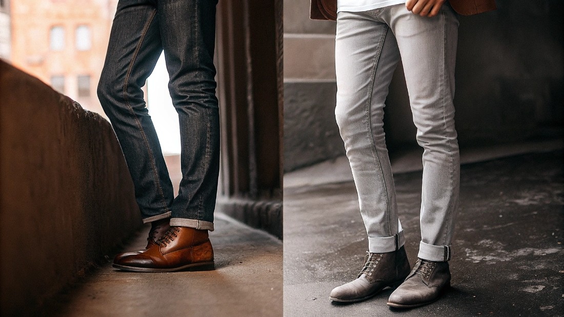 Which is better, slim fit or straight fit jeans?
