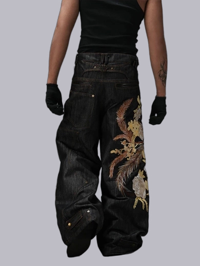 Embroidered Jeans