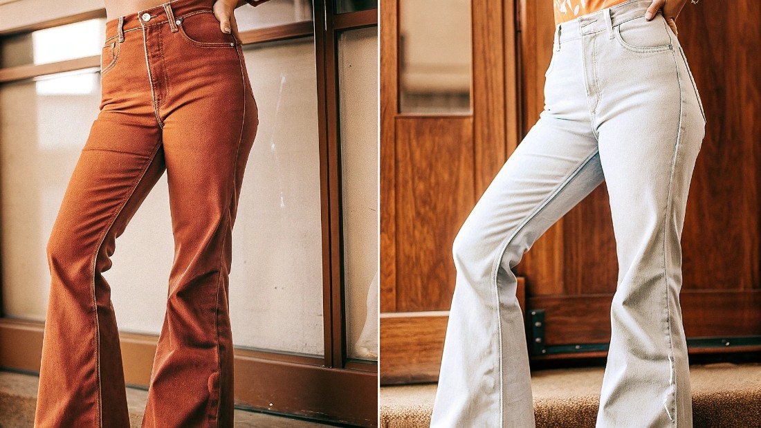 Bell-bottom jeans are not universally