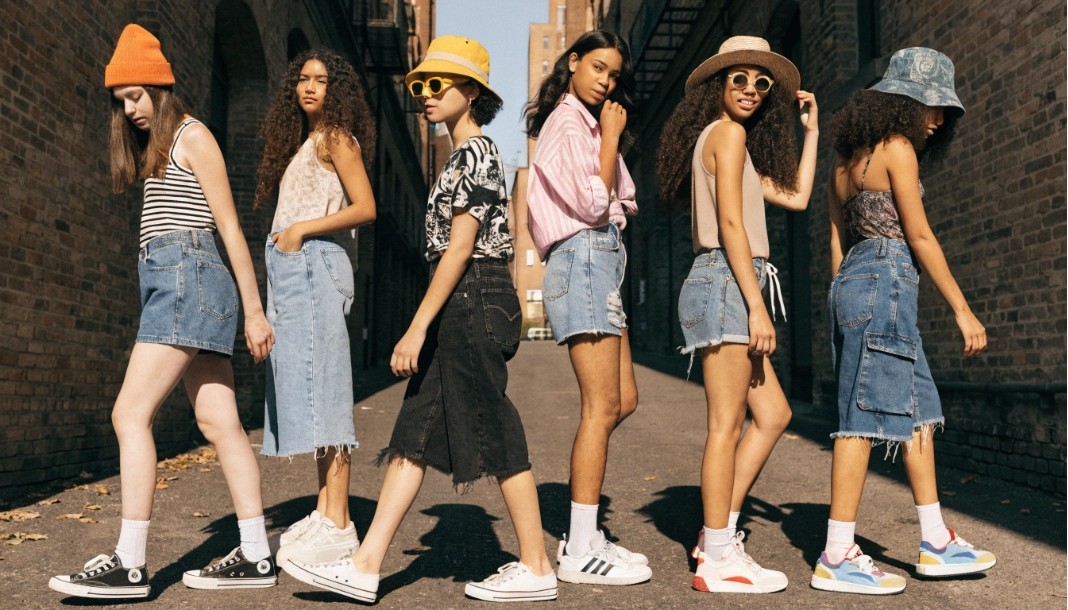 Girls and women love wearing denim shorts