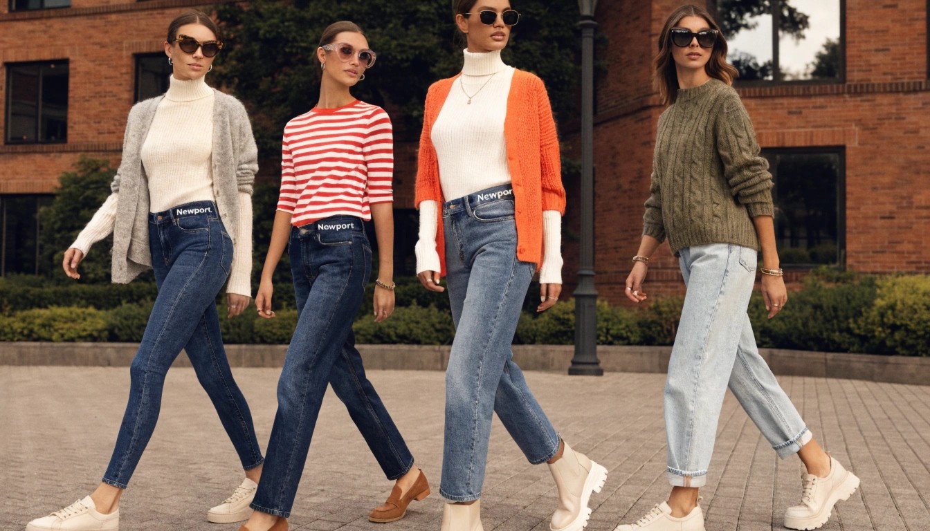 Newport jeans appear to be available in common commercial fits such as skinny