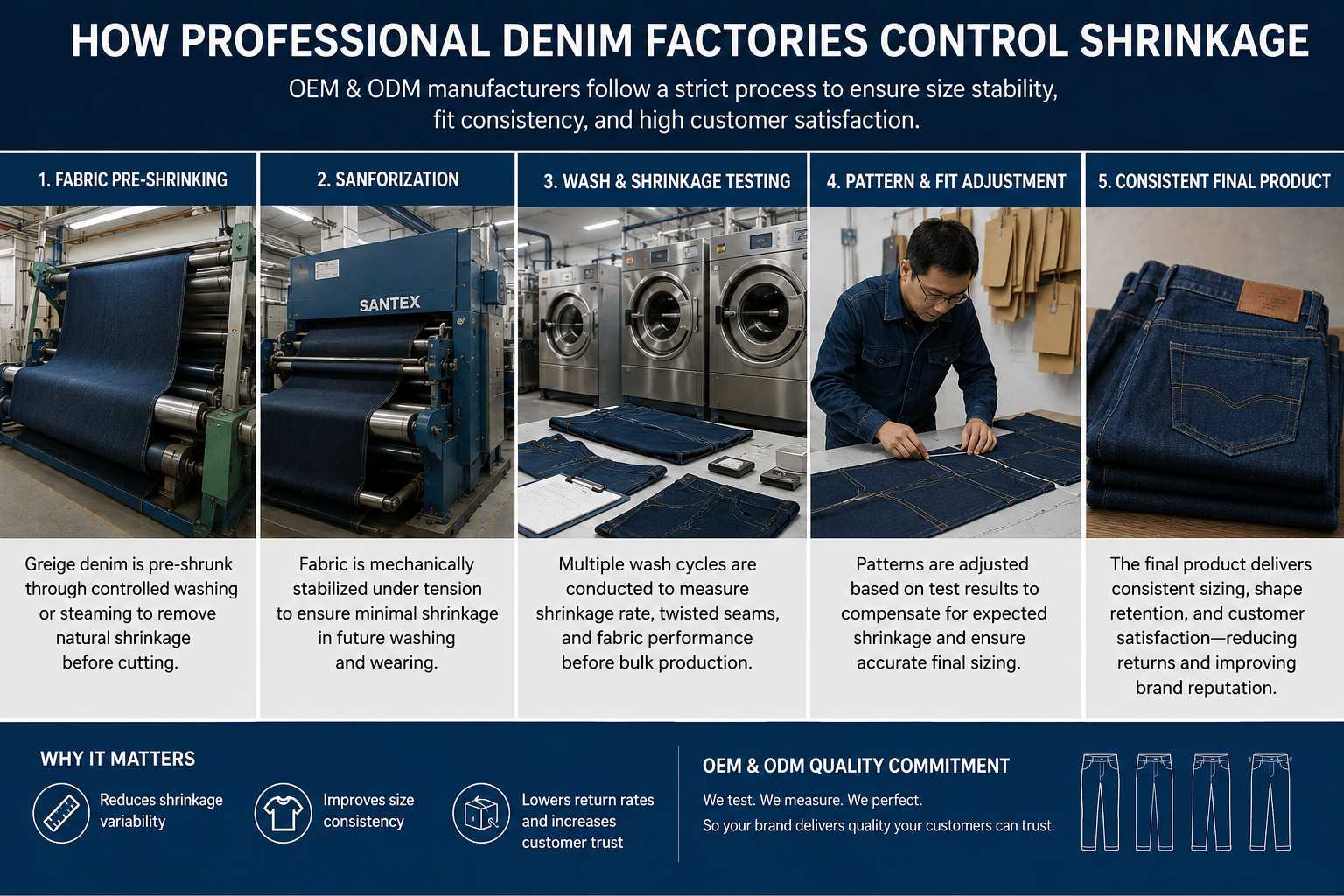 Yes. Professional denim factories