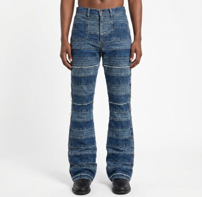 Custom Blue Patchwork Jeans - Manufacturer for Brands, Wholesalers & Designers