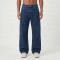 Custom Pearl-Studded Dark Denim Jeans for Premium Boutique Collections