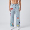Custom Crochet Patchwork Jeans for Indie Designers & Boutique Brands