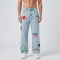 Custom Crochet Patchwork Jeans for Indie Designers & Boutique Brands