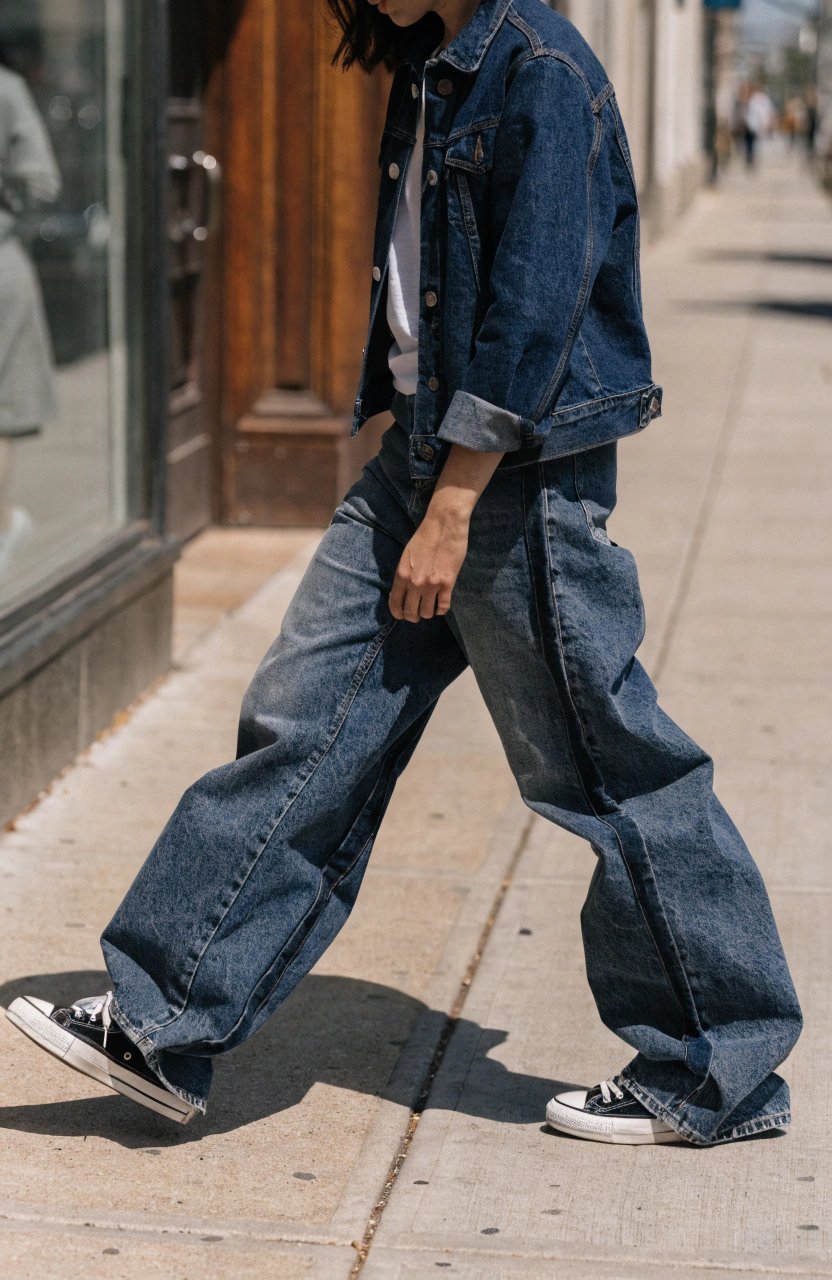 To turn skinny jeans into baggy jeans with sewing, you usually need to add extra fabric through side panels, inseam panels, or gussets. This increases the width through the thigh, knee, calf, and hem. For a clean result, match the denim weight, wash, stretch level, and stitching style, or use contrast fabric intentionally.