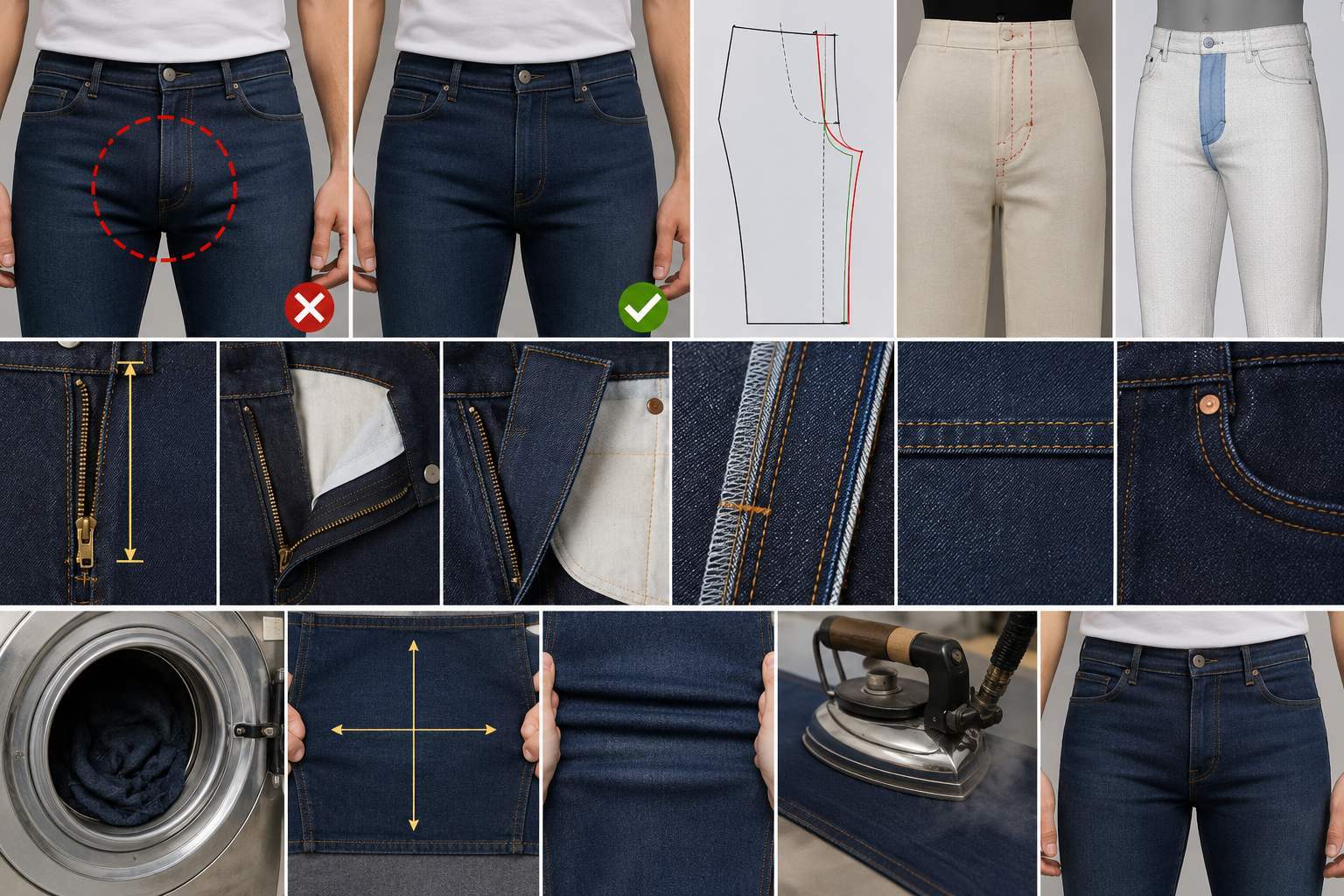 he best way to get rid of zipper bulge is during product development.