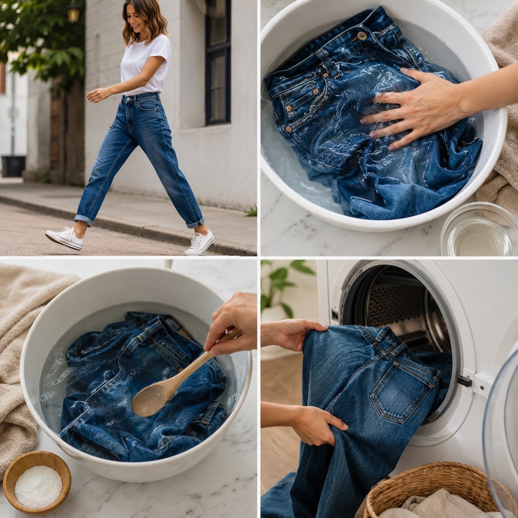 To soften stiff jeans, you need to break down surface rigidity in the cotton fibers without damaging the denim structure. The most effective methods include natural wear (body movement), controlled washing, enzyme or vinegar soaking, and tumble drying. Each method affects softness differently—wearing preserves shape, washing accelerates softening, and industrial enzyme treatments permanently reduce stiffness while maintaining durability.