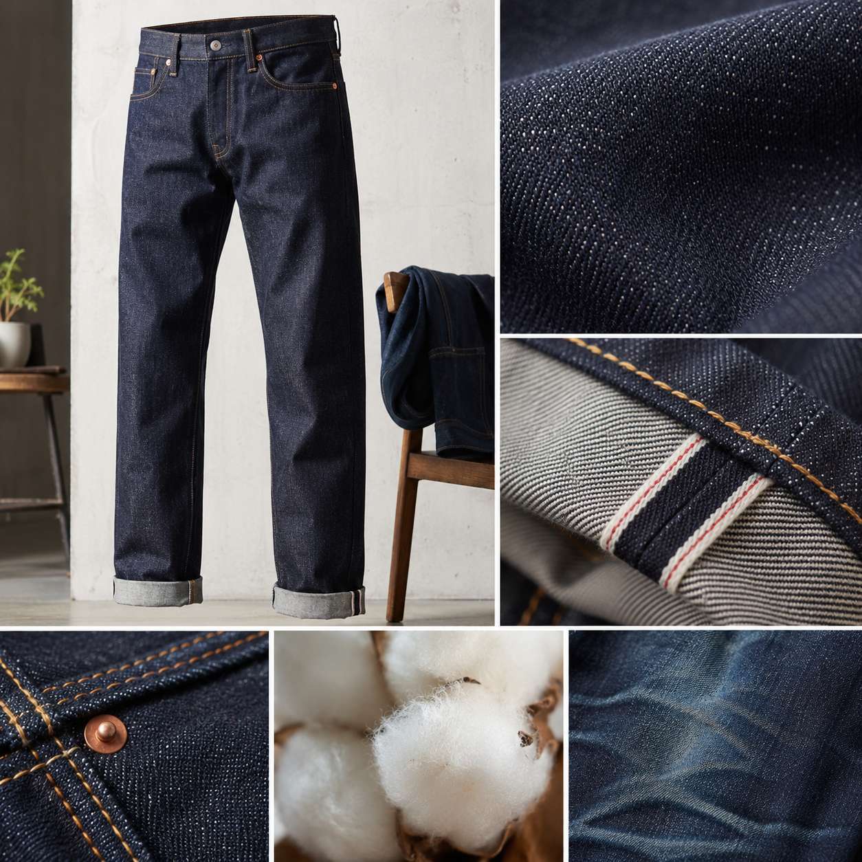 Jeans feel stiff mainly because of raw denim construction, high fabric weight, and minimal finishing treatments. Unwashed cotton fibers remain tightly structured, creating rigidity. Heavier denim (12oz–16oz+) increases stiffness, while raw or selvedge denim retains natural tension. This stiffness is intentional and designed to break in over time.