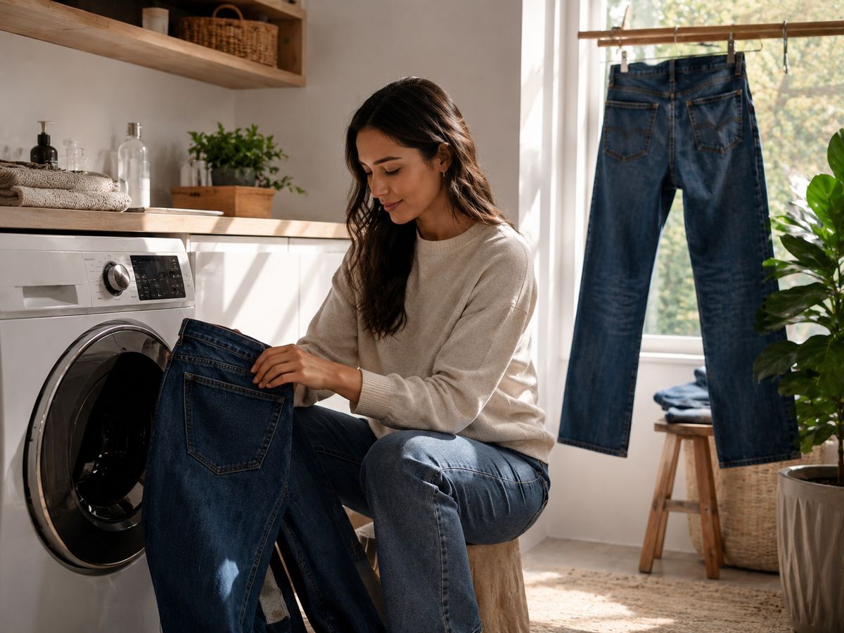 Premium denim requires more careful maintenance because its value comes from fabric quality, construction details, and specialized finishing. The best care method is washing less frequently, using cold water, choosing gentle detergents, and avoiding high heat. Proper care helps premium jeans maintain their shape while allowing natural character and aging to develop over time.