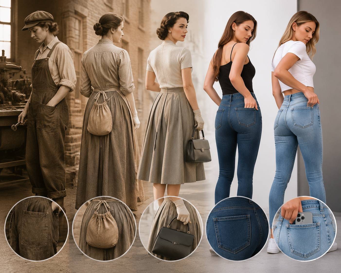 Fabric is one of the biggest reasons skinny jeans bunch or bag at the knees. Stretch denim gives comfort,