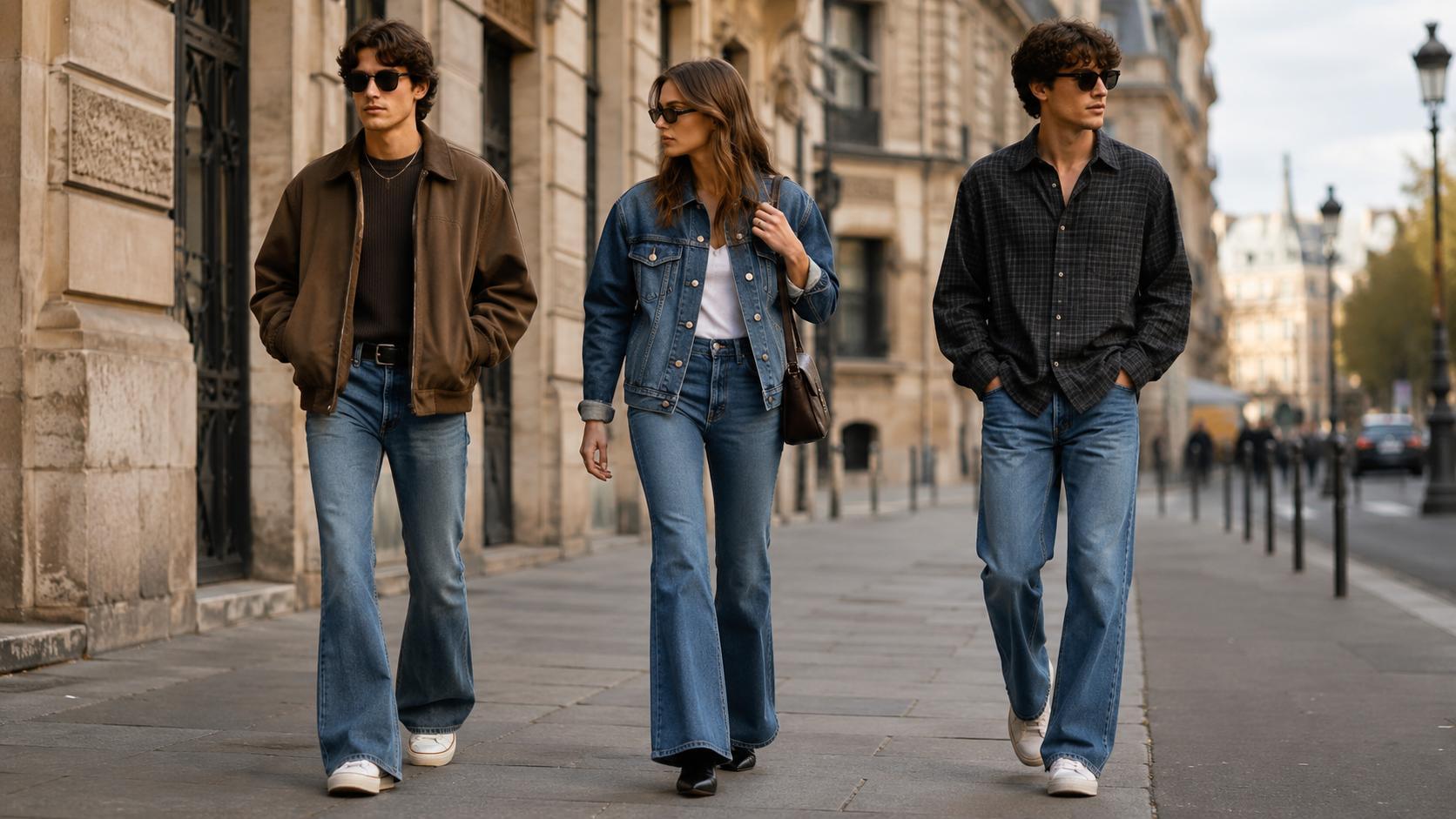 To wear boot cut jeans in 2026, style them with modern pieces such as oversized jackets, denim jackets, sneakers, boots, and casual shirts. The key is balancing the slightly wider leg opening with contemporary proportions. Modern boot cut outfits focus on relaxed confidence, combining vintage denim influences with streetwear, casual, and premium fashion elements.