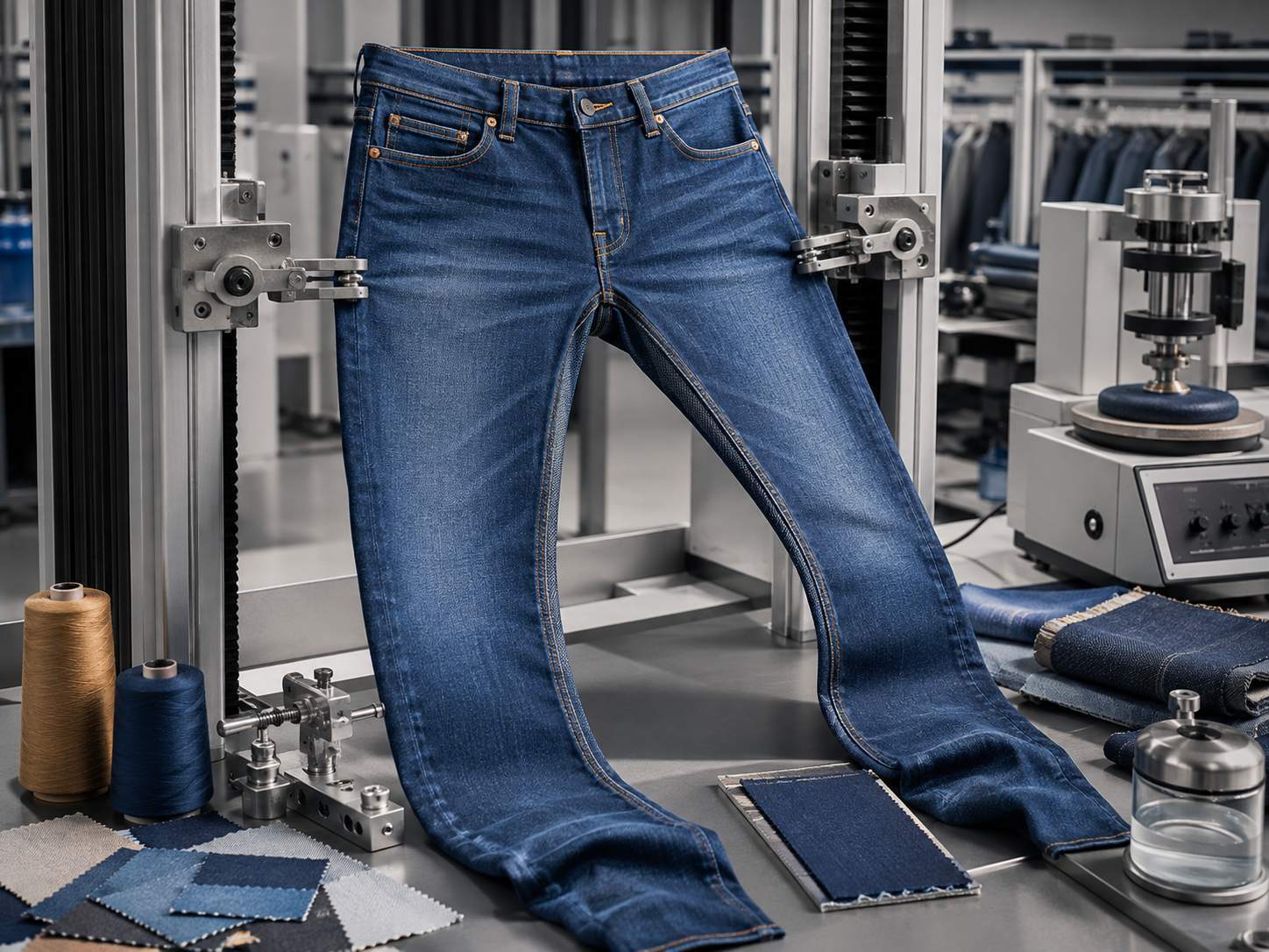 Denim brands can reduce early ripping by testing fabric strength, stretch recovery, shrinkage, seam strength, crotch stress