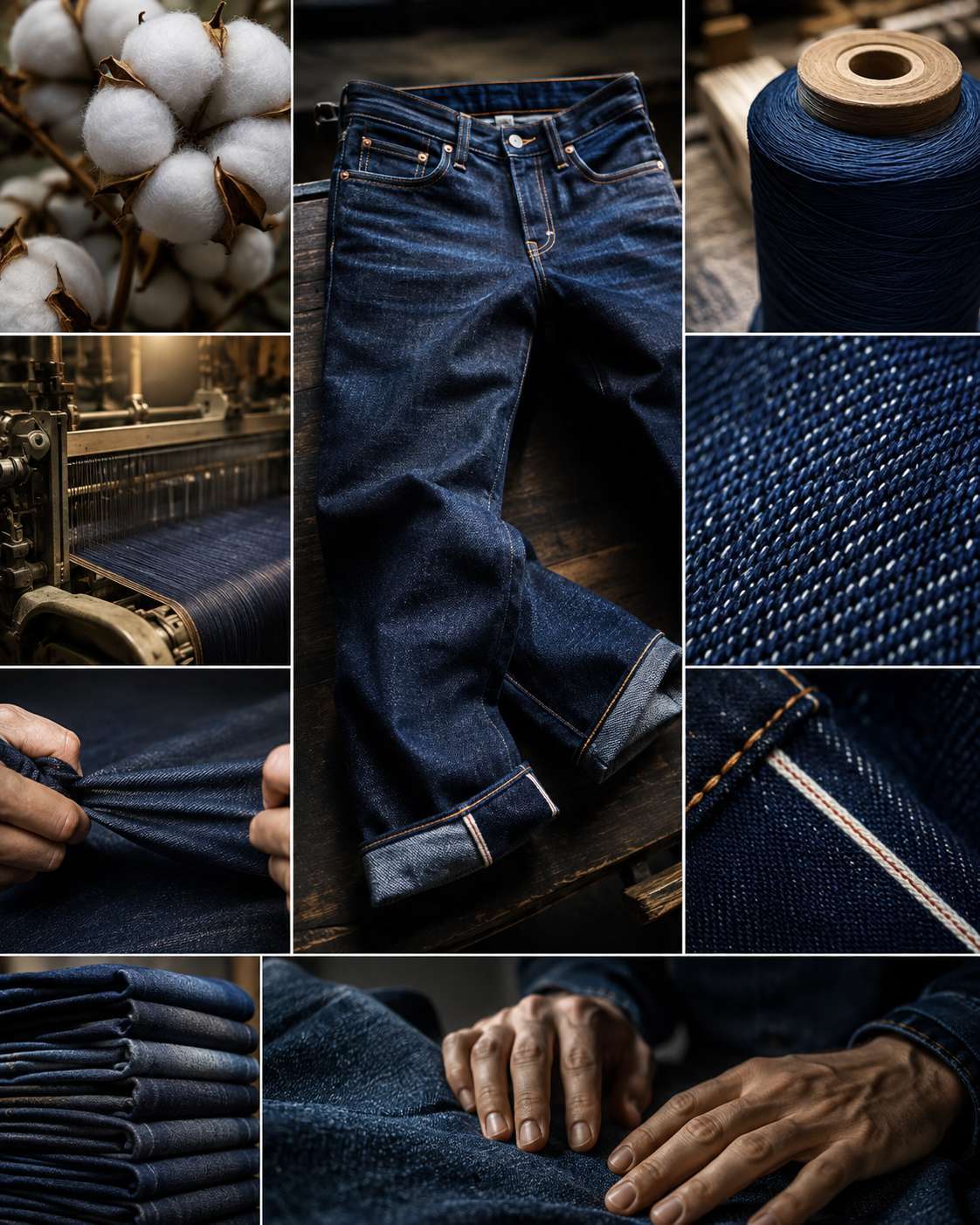 Premium denim fabric makes jeans more expensive because better materials improve comfort, durability, appearance, and wearing experience. Factors such as cotton quality, fabric weight, weaving technology, stretch performance, and special denim development directly influence the final price of jeans.