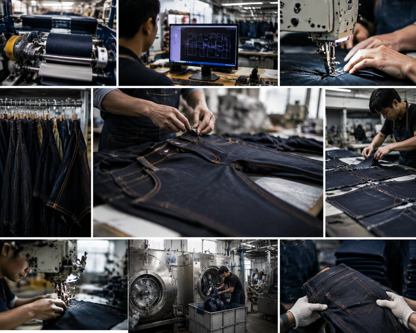 Jeans cost more to manufacture because they require many production steps, skilled workers, technical development, and quality control. Complex designs, customized patterns, and small production quantities increase the manufacturing cost significantly.
