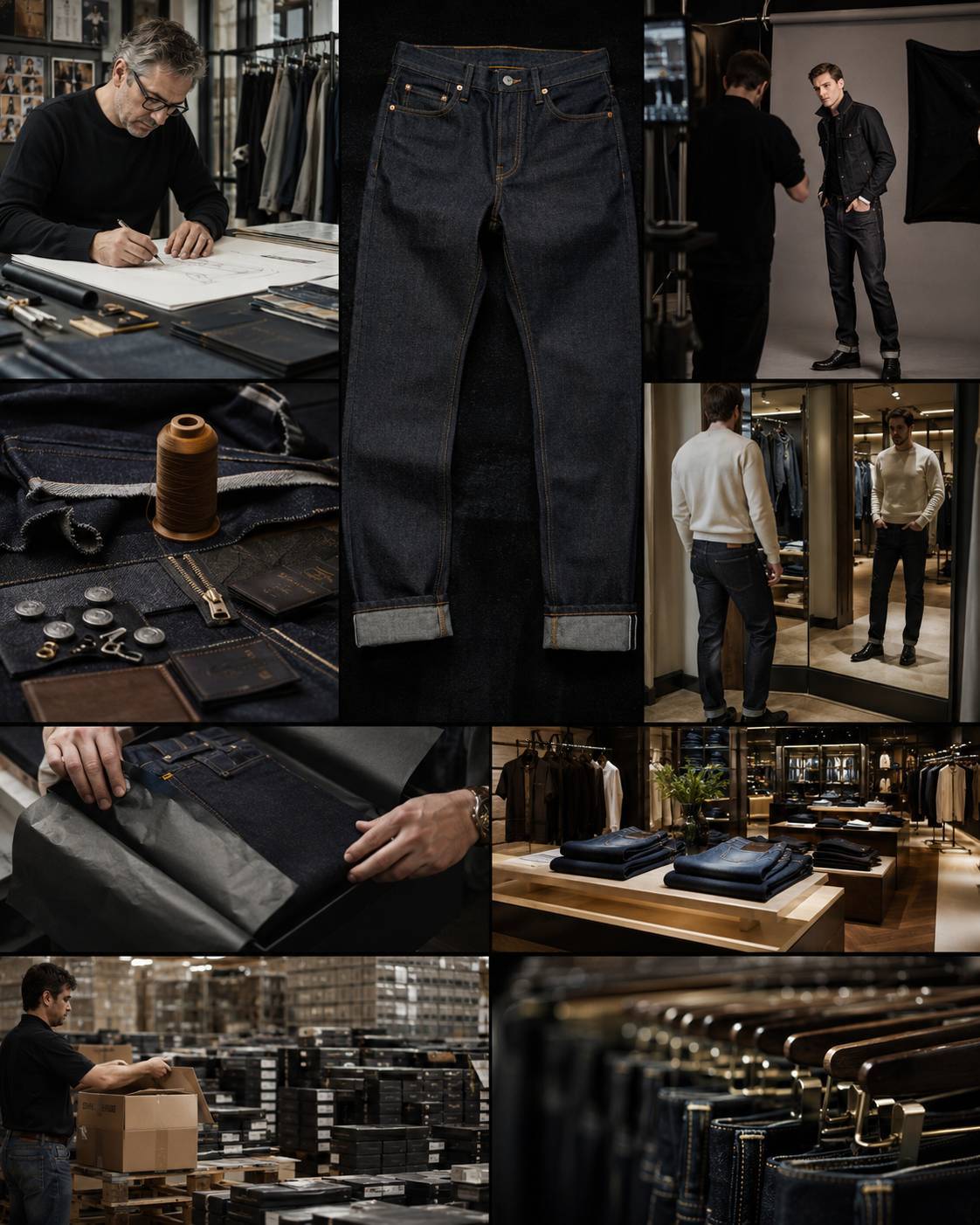 Designer jeans are more expensive because the retail price includes not only manufacturing costs but also branding, marketing, design development, distribution, and customer experience.