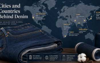 Which city is famous for denim products?