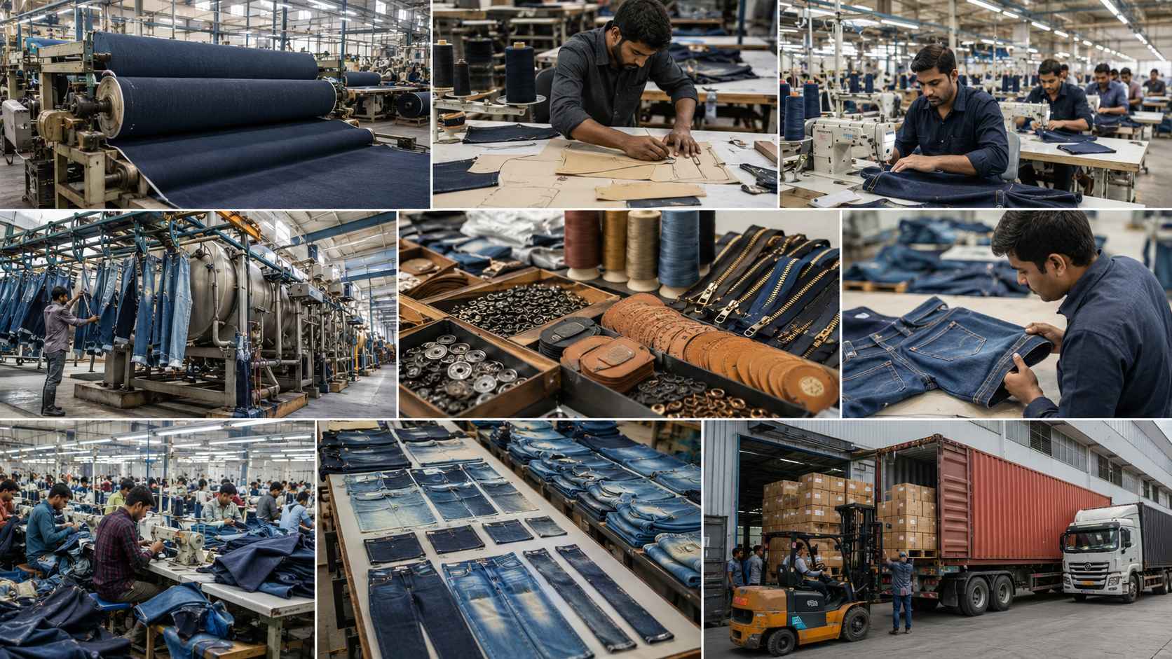 Strong denim cities usually develop around a complete network of fabric suppliers, pattern makers, sewing factories, washing facilities, trim suppliers, skilled technicians, and logistics companies. Denim manufacturing becomes much easier when these services are located close together because jeans often require more development and finishing work than a basic woven garment.