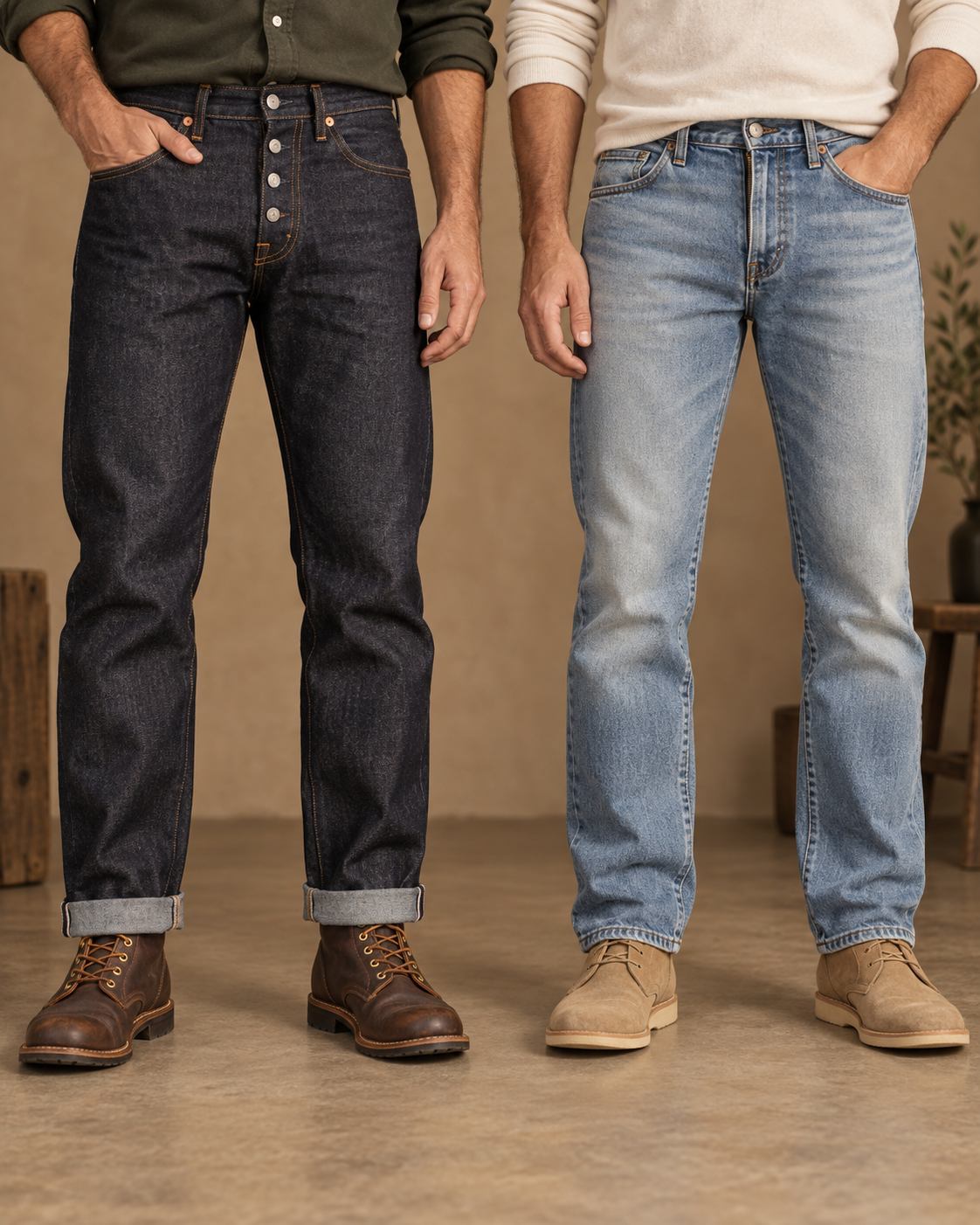 why button fly jeans look better
