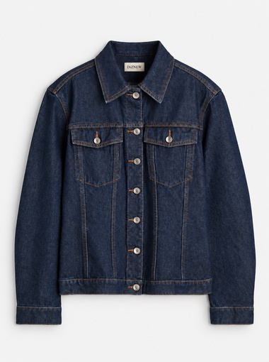 Custom dark denim jacket