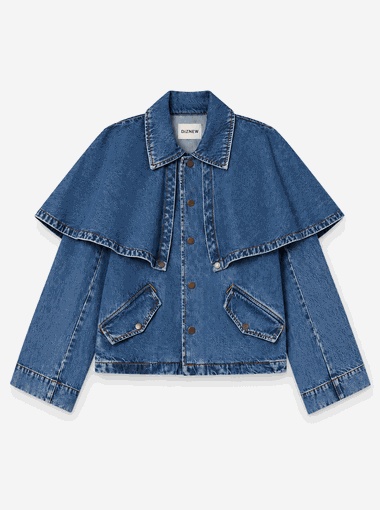 Custom frame denim jean jacket
