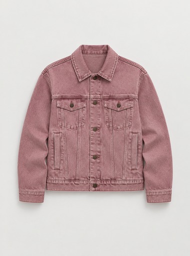 jacket denim pink
