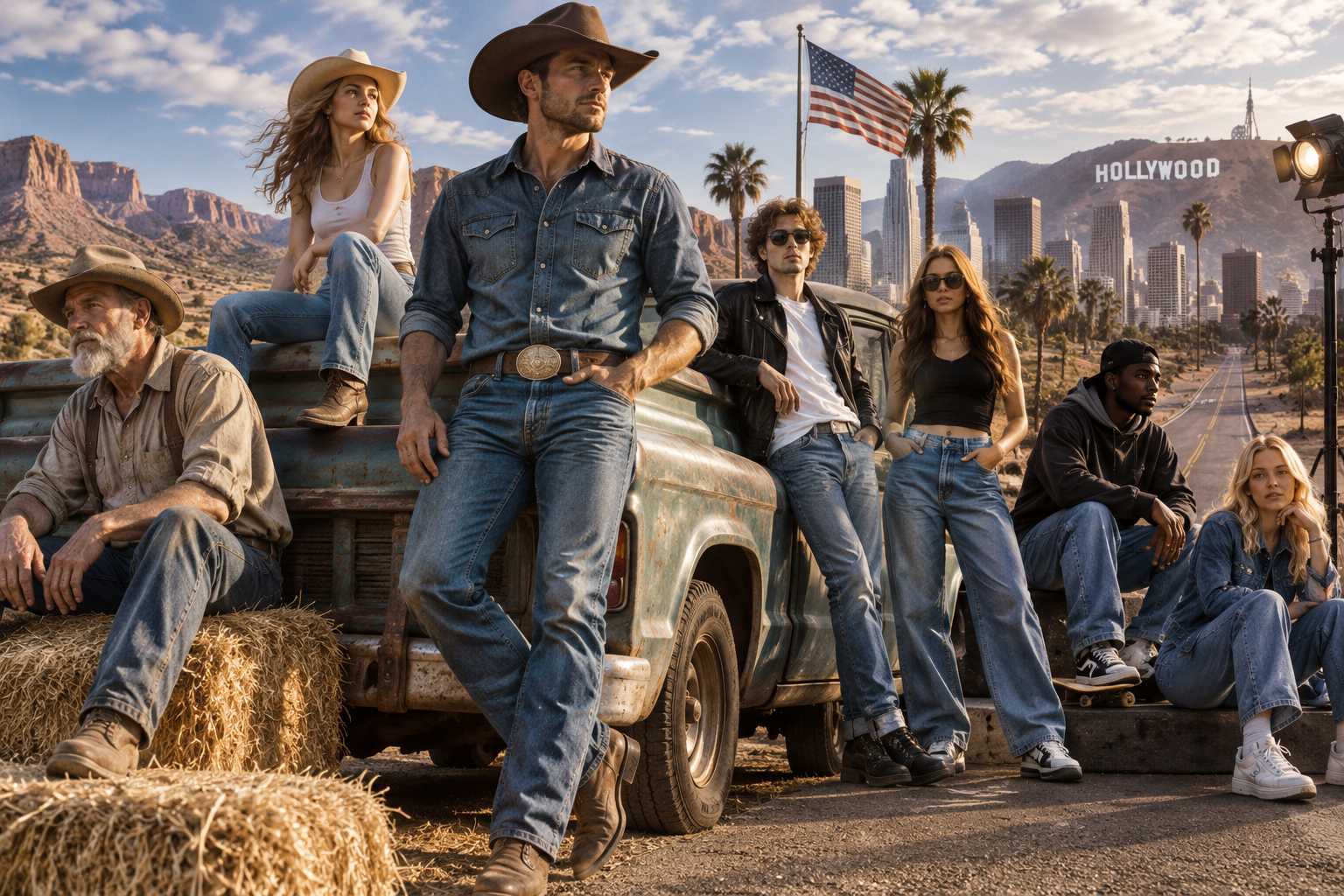 Americans wear jeans so much because denim became deeply connected to U.S. workwear