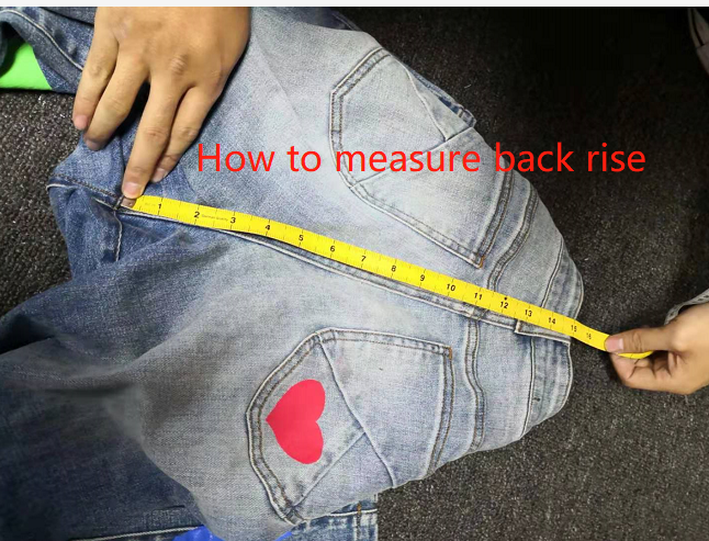 how to measure back rise