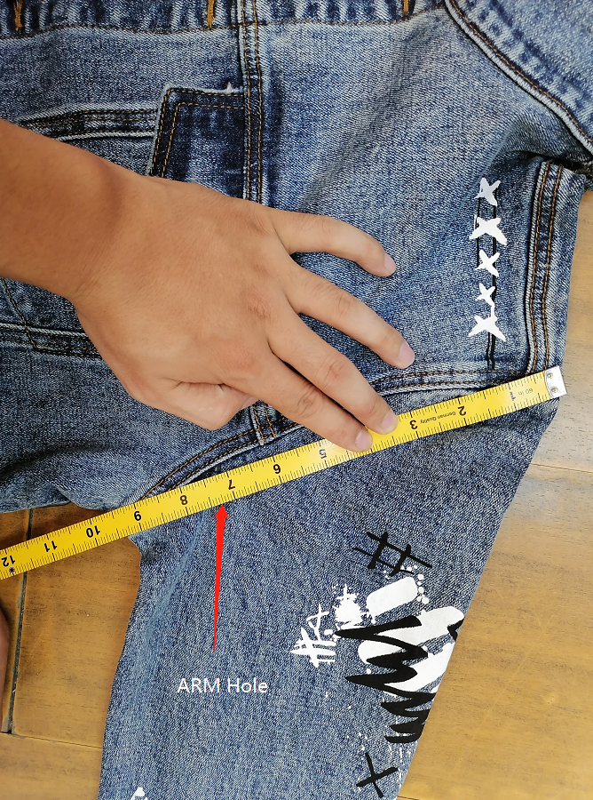 how to measure arm hole