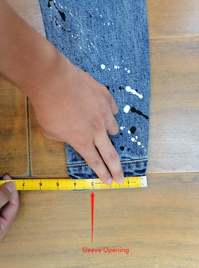 how to measure sleeve width