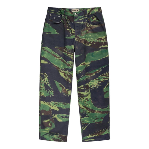 Custom Digital Tiger Camo Jeans | Premium Military Print | Designer Collection