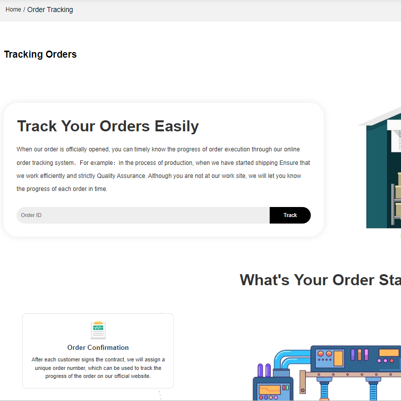 Order tracking