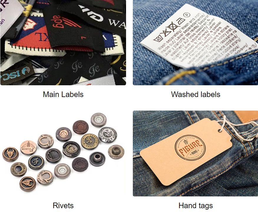 Jeans labels