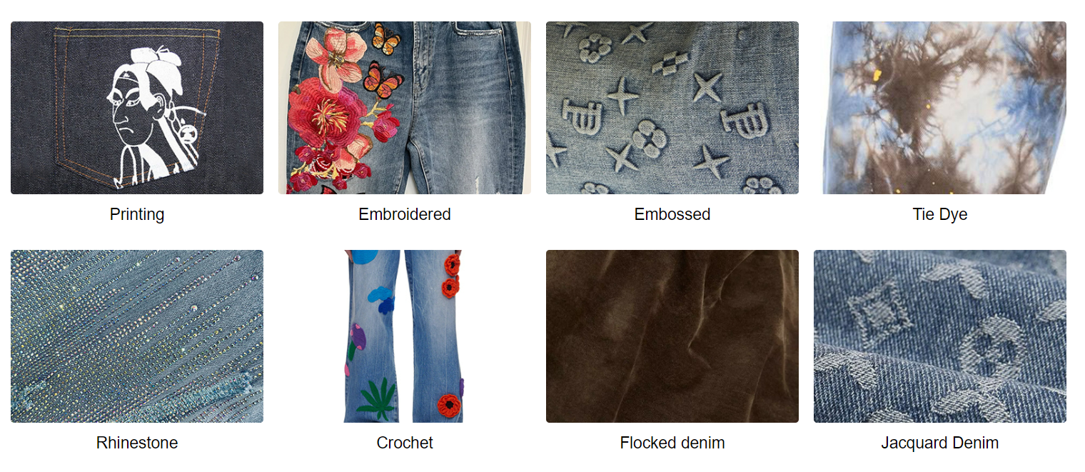 Custom jeans Choose