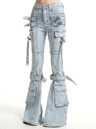 Custom women's workwear skinny jeans
