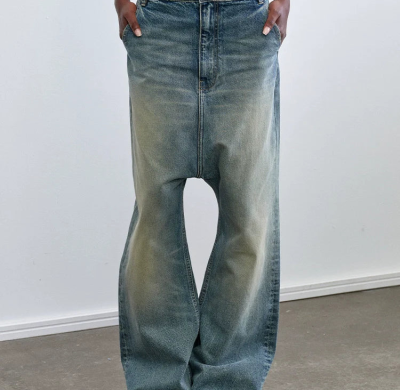 OEM & ODM Drop Crotch Jeans for Women - Custom Denim Solutions for Brands
