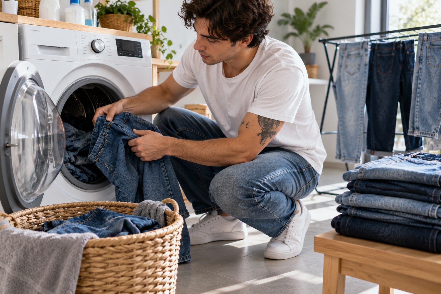 How often do you buy new jeans and throw out old ones?