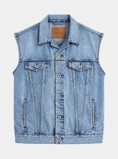Custom vest jean jacket men