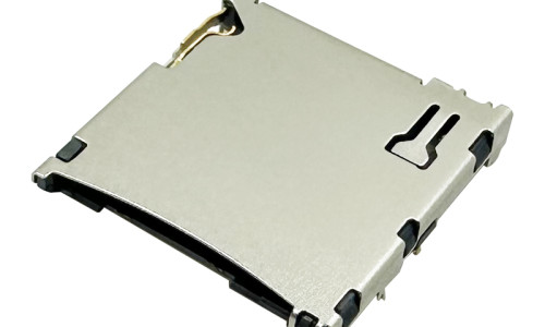 What are the requirements for the material selection of the vehicle card holder connector?