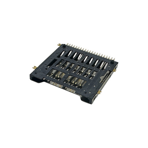 SD 8.0 Card Connector, Top Mount, Push-Pull, SMT, Height 2.94mm, Support Customization.