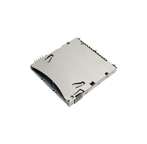 SD 7.0 Card Connector Bottom Mount Push-Push Type Height 3.25mm
