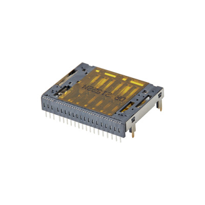 SD 4.0 Card Connector Push-Pull Bottom Mount Height 5.23mm