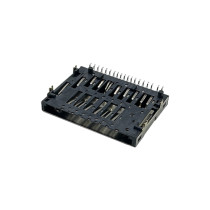 SD 4.0 Card Connector Push-Pull Top Mount Height 4.00mm