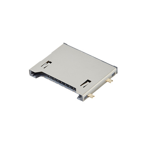 SD 4.0 Card Connector Push-Pull Top Mount Height 3.13mm